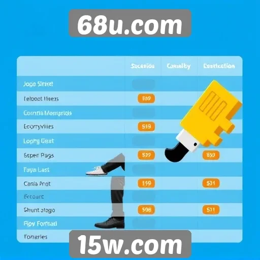 Comparação de recursos entre jogos disponíveis no 68u.com