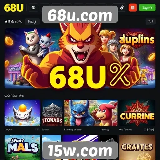Jogos populares disponíveis no 68u.com